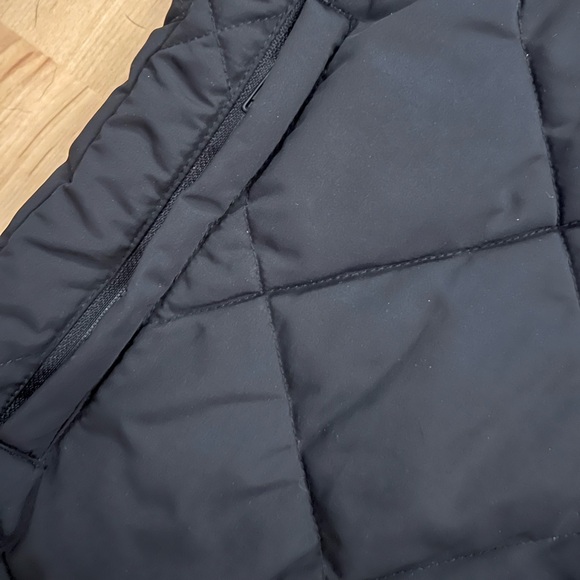 Frank and oak black thinsulate quilted puffer jacket with pockets, zipper front - Picture 2 of 6